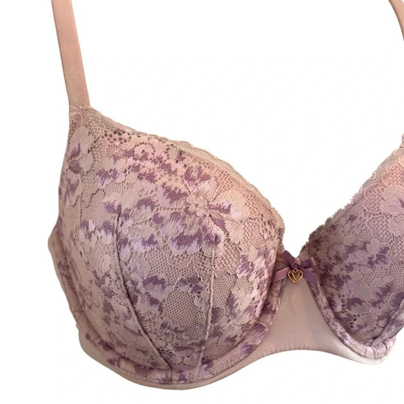 BODY BY VICTORIA Lightly-Lined Smooth & Lace Detail Bra Bundle Size 34DD - Picture 3 of 12